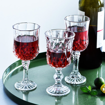 High Foot Glass Diamond Red Wine Glass Wine Champagne Cup Ganyi Cup Whisky Wine Glass Sweet Cocktail Mug