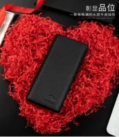 Черный, на молнии 𫔀【Натуральная кожа коровы, большая вместимость】