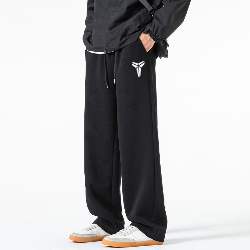 Men's Straight-Leg Sports Pants, Spring and Autumn 2025 New Style, Loose Kobe Bryant Sweatpants, Casual Pants, American Basketball Long Pants