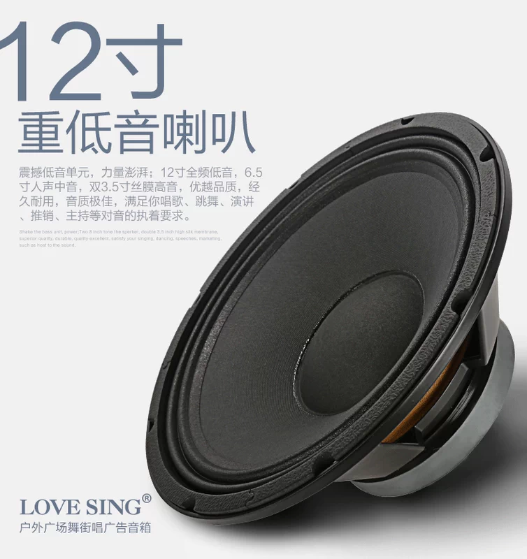 Ca sĩ tình yêu 3250A hát loa đường phố công suất cao hát 12 inch - Loa loa loa bose mini