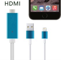 iPhone6 6s PLUS 5S 5 mobile phone connection TV HD hdmi video cable conversion with screen line