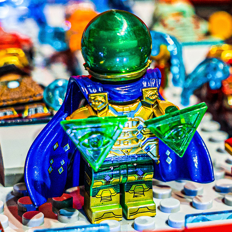 Domestic Building Block Spider-Man 2: Far from Home Marvel Movie Mysterio Quentin Beck Movie Elements Toys