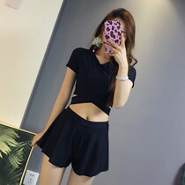 Japanese split pants swimsuit female summer fashion three pieces of conservative shading and lean day