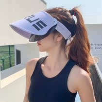 Japan roof shade cap with double-sided eaves and UV-proof sun cycling sun