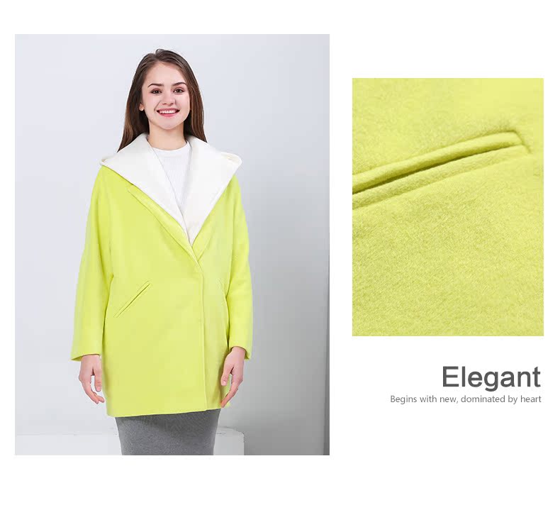 Jane hoa mùa đông thời trang mới thời trang hoang dã áo len trùm đầu áo len ấm áp áo khoác nữ E55139 - Trench Coat áo khoác adidas nữ