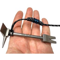 미국 Maratac 4 인치 티타늄 합금 EDC 미니 다기능 공구 도어 및 창 선택 전술 응급 장비