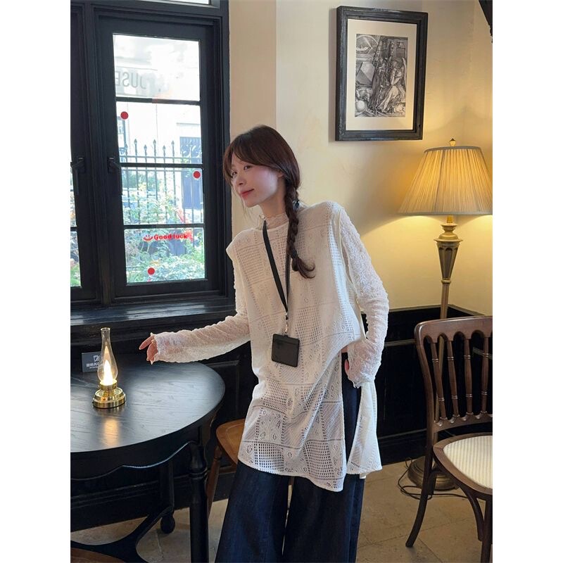 Mid-Length Slit Sleeveless Vest for Women, Spring 2025 New Style, Loose Fit, Slimming Overlay Top, Layered Wear, Casual Versatile Top