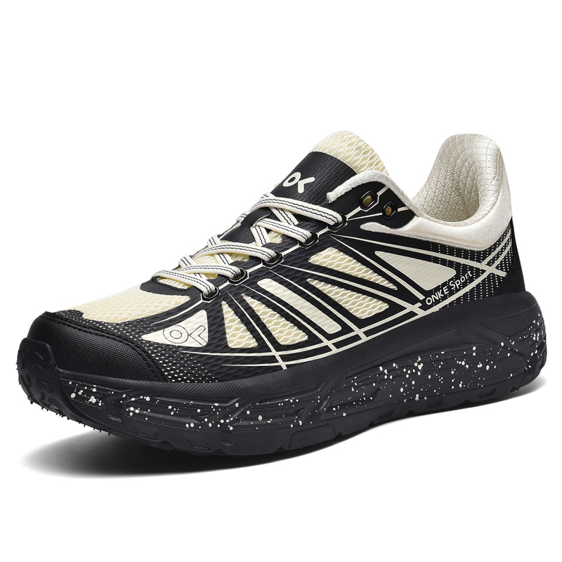 Onke Running Shoes for Men, Lightweight, Breathable, Shock-Absorbing, Wear-Resistant Sports Shoes for Women, Ultra-Light, Non-Tiring, Cushioning Running Shoes for Women