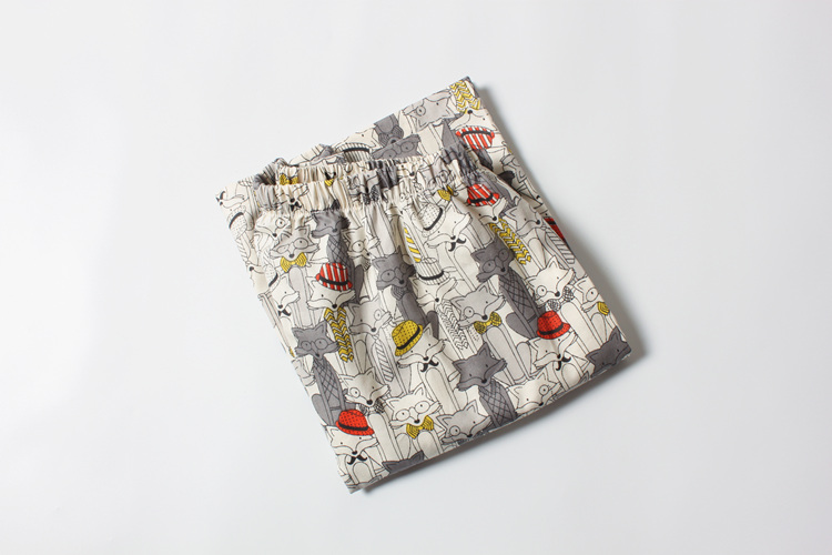 [Đôi Pocket Shorts] Mùa Hè Quần Nhà Giản Dị Quần Short Couple Đồ Ngủ Phụ Nữ Bông Phim Hoạt Hình Lỏng Lẻo In