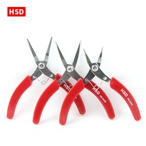 Taiwan imports 5-inch stainless steel precision toothless round mouth pliers winding hand pliers head tip pliers flat mouth pliers