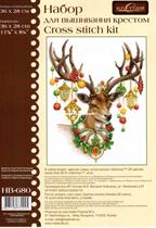 Luo Luo MP680 Christmas deer zz animal cross stitch diagram redraw XSD source file