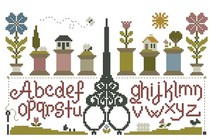 Luoluo 9934zz scissors small cross stitch diagram redraw XSD source file