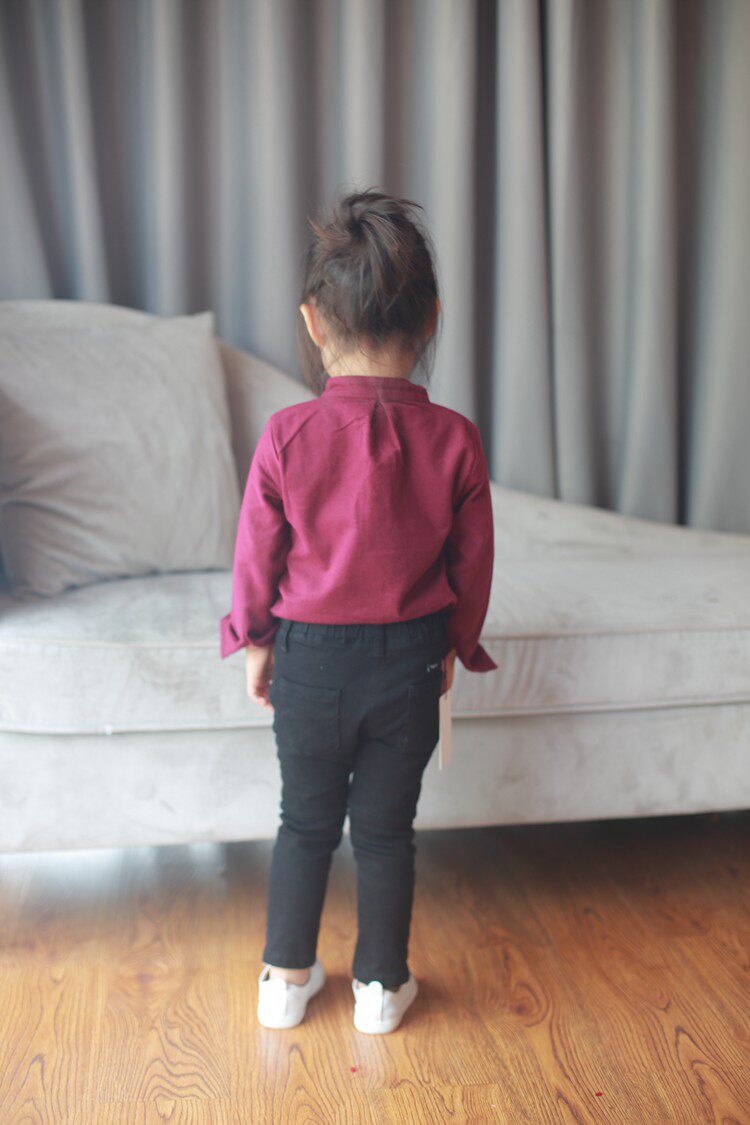 Chemise fille à manche longue - Ref 2086166 Image 4