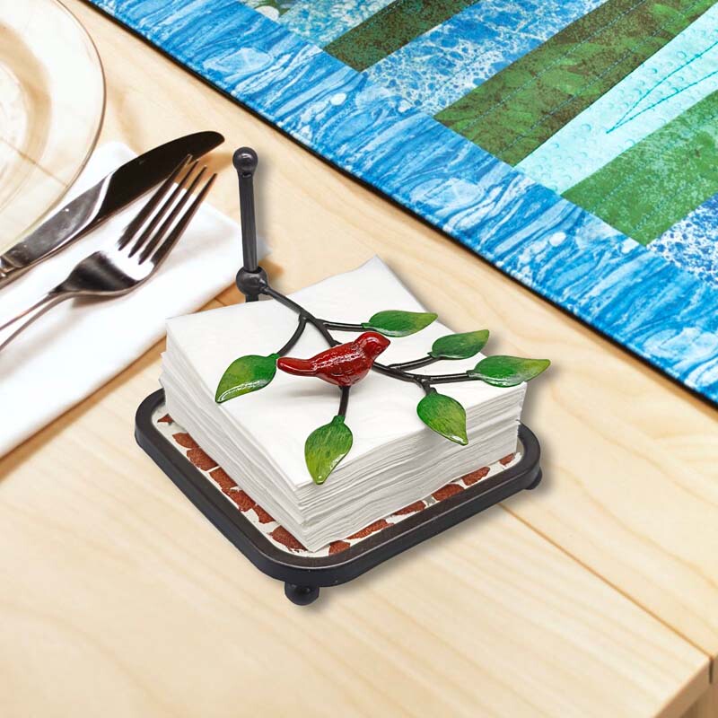 Mosaic Art Tissue Box with Bird and Branch Decoration, Personalized Creative Outdoor Tissue Holder, Desktop Tray Mosaic Art Tissue Box with Bird and Branch Decoration, Personalized Creative Outdoor Tissue Holder, Desktop Tray