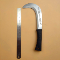 Big machete Outdoor small hook knife Wood chopping knife Special steel grinding-free agricultural mowing sickle wood knife tree chopping machete