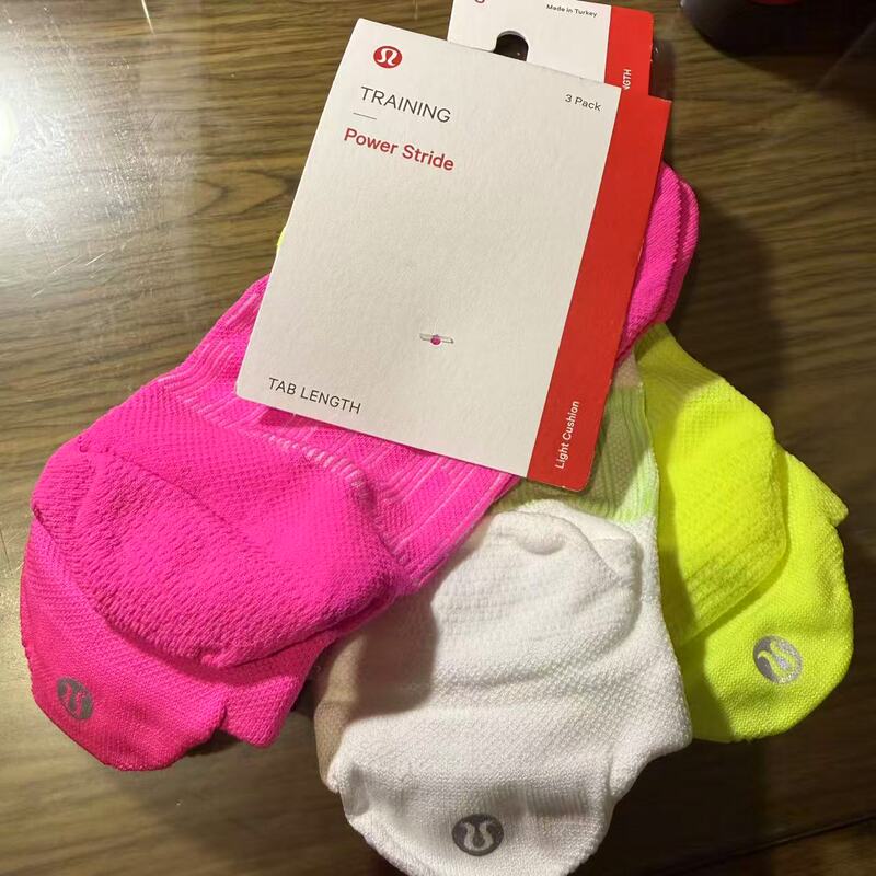 Lululemon Power Stride Women's Short Socks and Ankle-Length Running Sports Cotton Socks Lululemon Power Stride Women's Short Socks and Ankle-Length Running Sports Cotton Socks