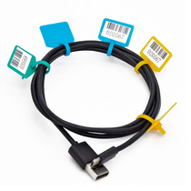 Signed cable tie net cable classification mark cable 12cm nylon listed one-time seal can be written