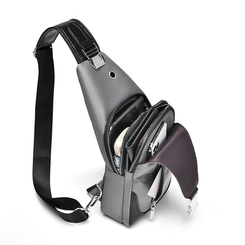 Нагрудная сумка, сумка на одно плечо для отдыха, ткань оксфорд, в корейском стиле