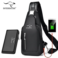 Черная большая сумка с петлей на руку, модернизированная версия