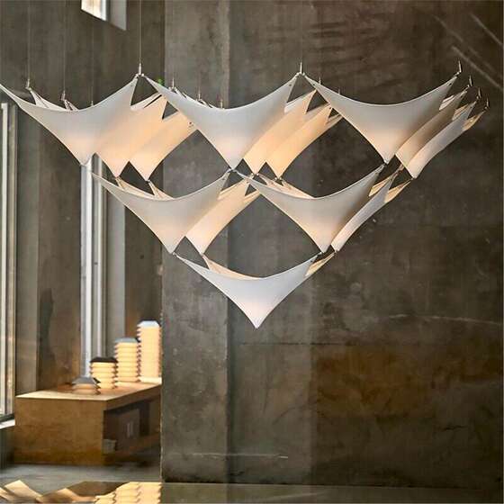 Designer Pyramid Chandelier New Product Modern Creative Art Restaurant Bar Hotel Lobby Duplex Staircase Chandelier