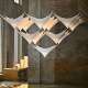 Designer Pyramid Chandelier New Product Modern Creative Art Restaurant Bar Hotel Lobby Duplex Staircase Chandelier