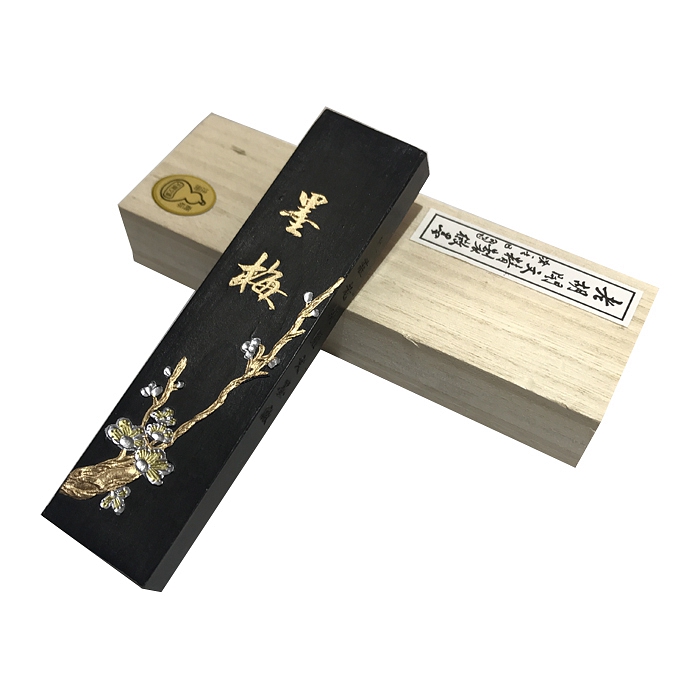Old Hu Kaiwen Hui ink block ink ingot ink bar Four treasures pen ink paper inkstone Pine smoke ink Calligraphy and painting ink 2 two ink plum