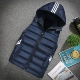 Mùa thu và mùa đông xuống áo vest nam dày cộng với phân bón XL cotton vest vai nam béo và phụ nữ vest áo ba lỗ tập gym nam