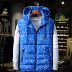 Vest nam cộng với phân bón XL xuống cotton vest vest vest nam rộng mùa thu và áo khoác mùa đông các loại áo ba lỗ nam Áo vest cotton