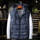 Vest nam cộng với phân bón XL xuống cotton vest vest vest nam rộng mùa thu và áo khoác mùa đông các loại áo ba lỗ nam