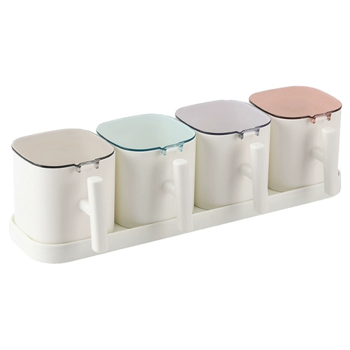 Комбинация кухни приправы приправы приправы приправы для хранения костюма MSG Sale Tank Sassing Box Seasoning Box Tank