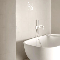 Air Silence All Porcelain Micro Cement Small White Brick Kitchen Toilet Wall Brick Frosted Anti-Slip Floor Tiles Restaurant Balcony Tiles