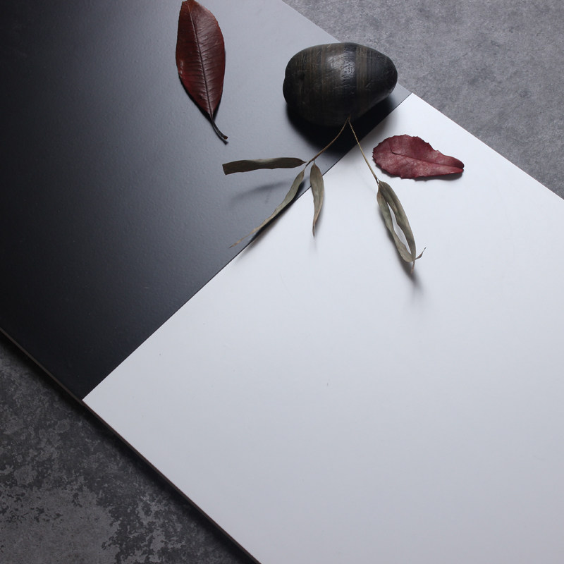 Minimalist make-up room tiles 300 Nordic Kitchen Floor Tiles Grey Pure White Floor Brick Balcony Black Anti Slip Brick