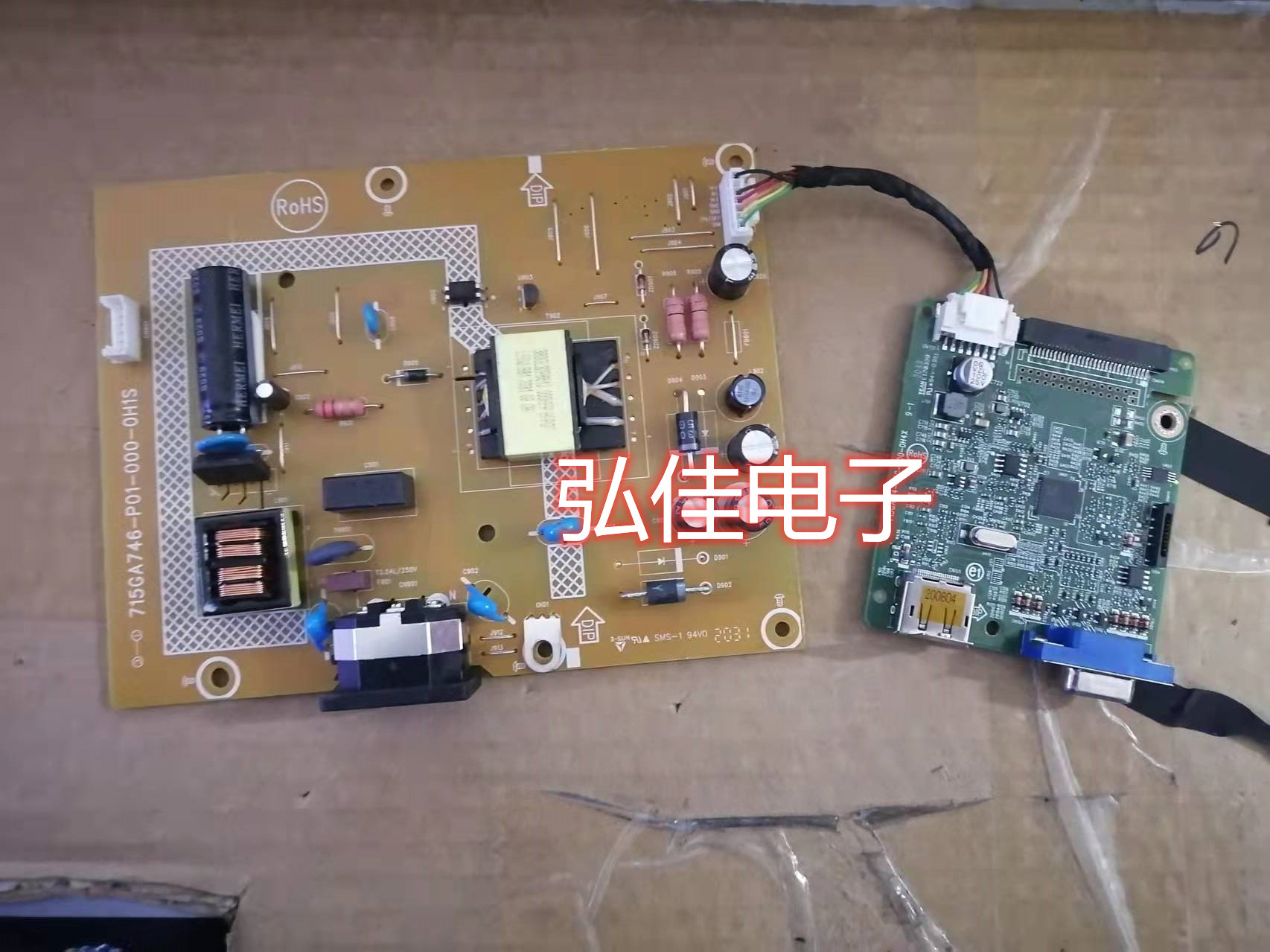 Original fit 715GA746-P01-000-0H1S power board 715GA714-M0C-T00-0H4X Drive board