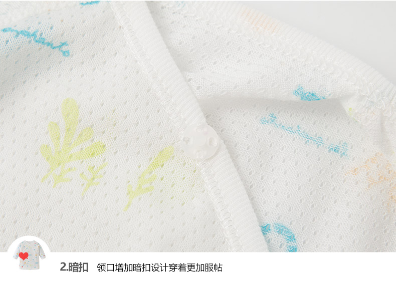 Li Ying Phường trẻ sơ sinh mùa hè thoáng khí cotton cotton cà vạt và quần lót áo choàng 19 bộ đồ mùa hè - Quần áo lót quần áo trẻ sơ sinh
