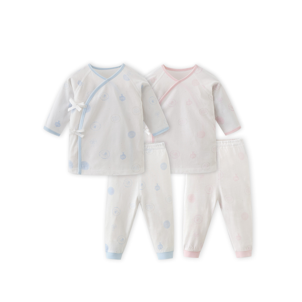 Lily bé Phòng bé Quần áo bé sơ sinh bông Underwear Set Nam bé Pajama Set 2020 Summer mới.