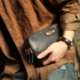 Высококачественная нагрудная сумка, кожаная маленькая сумка клатч, вместительная и большая сумка на одно плечо, из натуральной кожи