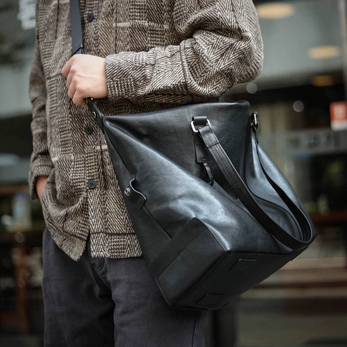 Сумка для путешествий, кожаный ноутбук, спортивная сумка для отдыха, из натуральной кожи, воловья кожа, бизнес-версия