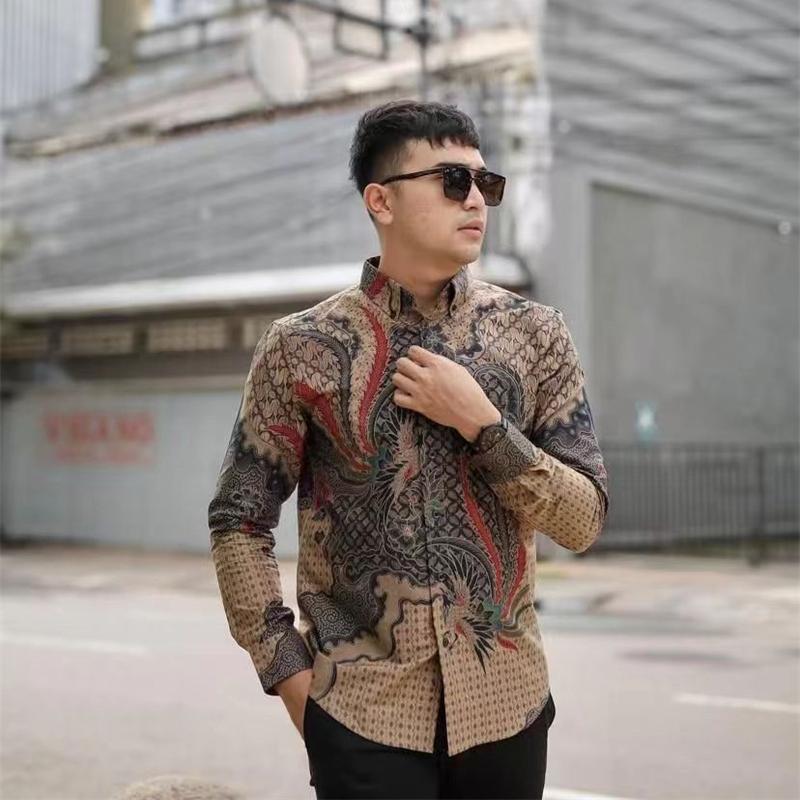 Chest Size 114-129, Imported Indonesian Shirt, Long Sleeves, Soft and Smooth, High-Quality Fabric, Men's All-Season Business Plus Size