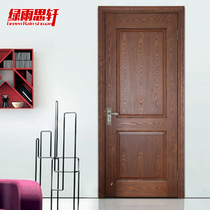 Green rain Sixuan Chinese custom interior door bedroom set door steady heavy wood door painted door