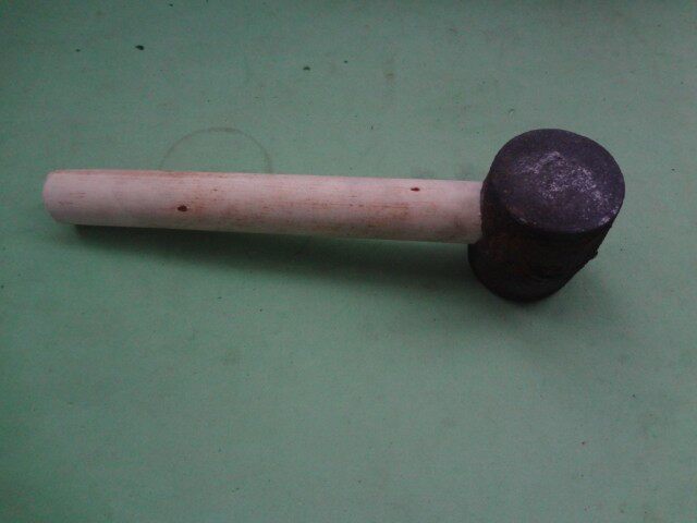 Shanxi traditional tools hammer mashing soy bean money money hammer Hand tools round head hammer wood handle