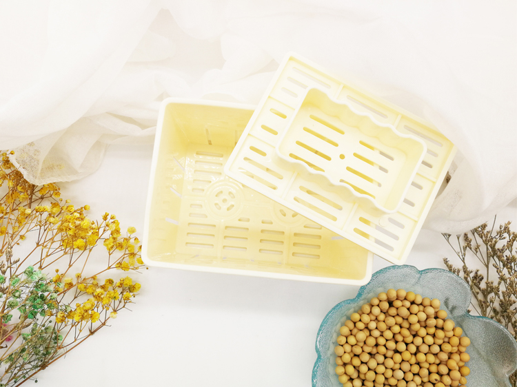 DIY đậu phụ hộp đậu phụ khuôn làm tại nhà ép đậu phụ khung khuôn gia đình công cụ nhựa pp vật liệu kèn - Tự làm khuôn nướng khuôn bánh tart