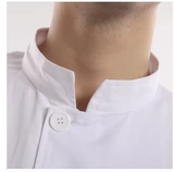 Лето тонкие короткие -повара мужского и женского хлопка, кухонные работники наполовину.