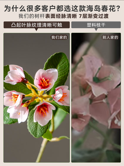 High-End Artificial Green Plants, Island Spring Flowers, Bionic Plants, Fake Trees, Landscaping, Fake Flowers, Indoor Coffee Table Desktop Decoration Ornaments