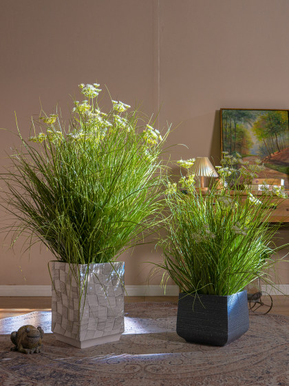 New Reed Grass Artificial Flower Indoor Landscape Decoration Plant Potted Plant Bionic Green Plant Dandelion Fake Tree Ornament