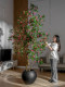 Large Artificial Green Plants for Indoor Decoration, High-End Artificial Flower Trees, Island Spring Flowers, Bionic Plants, Landscaping Potted Ornaments
