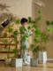 Lily Bamboo Artificial Indoor Large Plant Living Room Fake Tree Floor-Standing Potted Plant Bionic Green Plant Decoration Landscaping Ornament