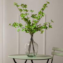 Net red simulation Japanese suspension horse drunk tree plant fake leaf branch living room with flower dinner decoration