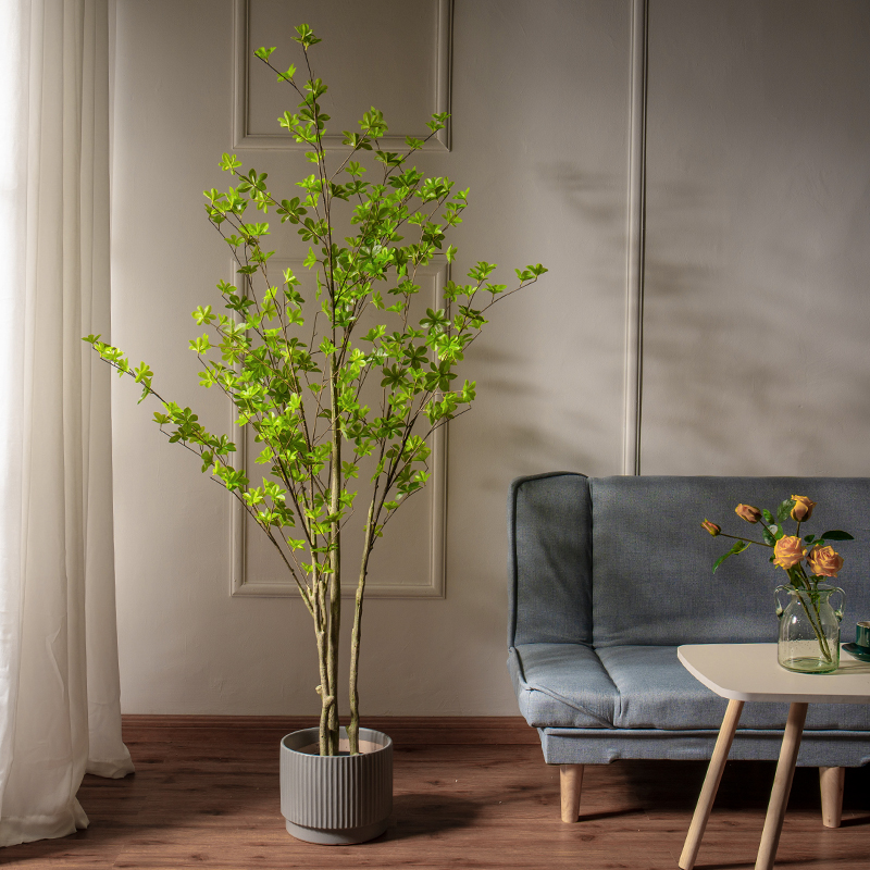 Simulation of Japanese Hangbang Plant Living Room Indoor Large Green Planted Pot Planting View Decoration Decoration