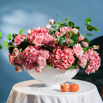 Simulation Flower Set Fake Flower Combination HomeBedroom TV Cabinet Dining Table Flower Art Desktop Decoration