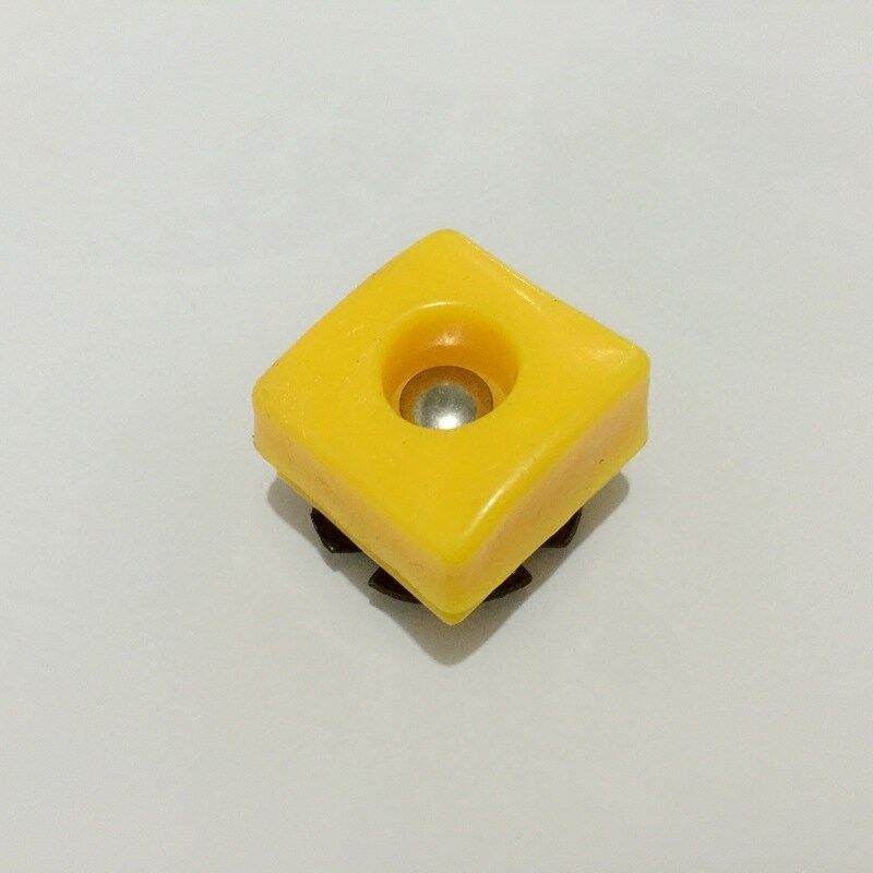 Folding stool legs 25 square tube special foot cushion foot sleeve anti-slip and abrasion protection floor Eagle shelf platform ladder